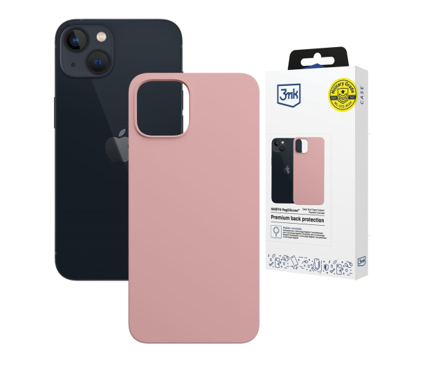 3mk Hardy MagSilicone Pink do iPhone 15 Plus - 1344441 - zdjęcie